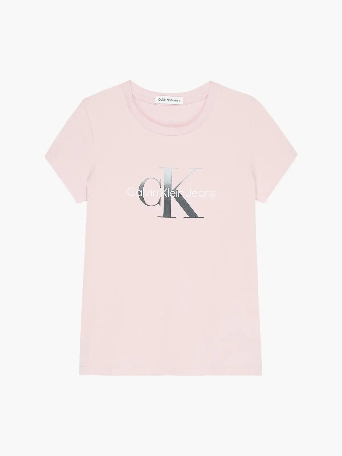 Calvin Klein GRADIENT MONOGRAM T- Kadın Pembe T-Shirt
