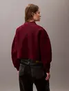 Calvin Klein A- OVERSIZED SCUBA ZIP BOMBER JA Bordo Kadın Ceket Calvin Klein A- OVERSIZED SCUBA ZIP BOMBER JA Bordo Kadın Ceket