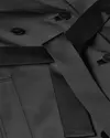 Calvin Klein DUCHESS SATIN MAXI T Kadın Siyah Trençkot