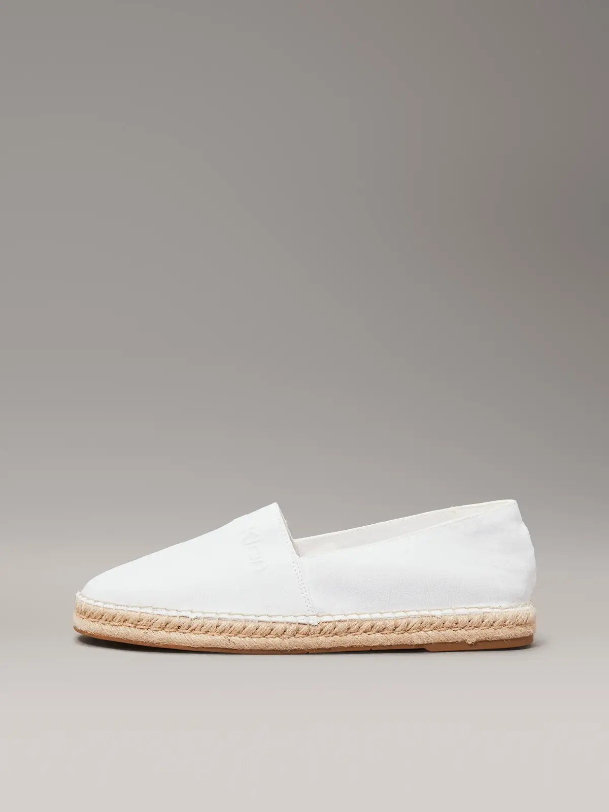 Calvin Klein ESPADRILLE CV LOGO, YBR Beyaz Erkek Ayakkabı