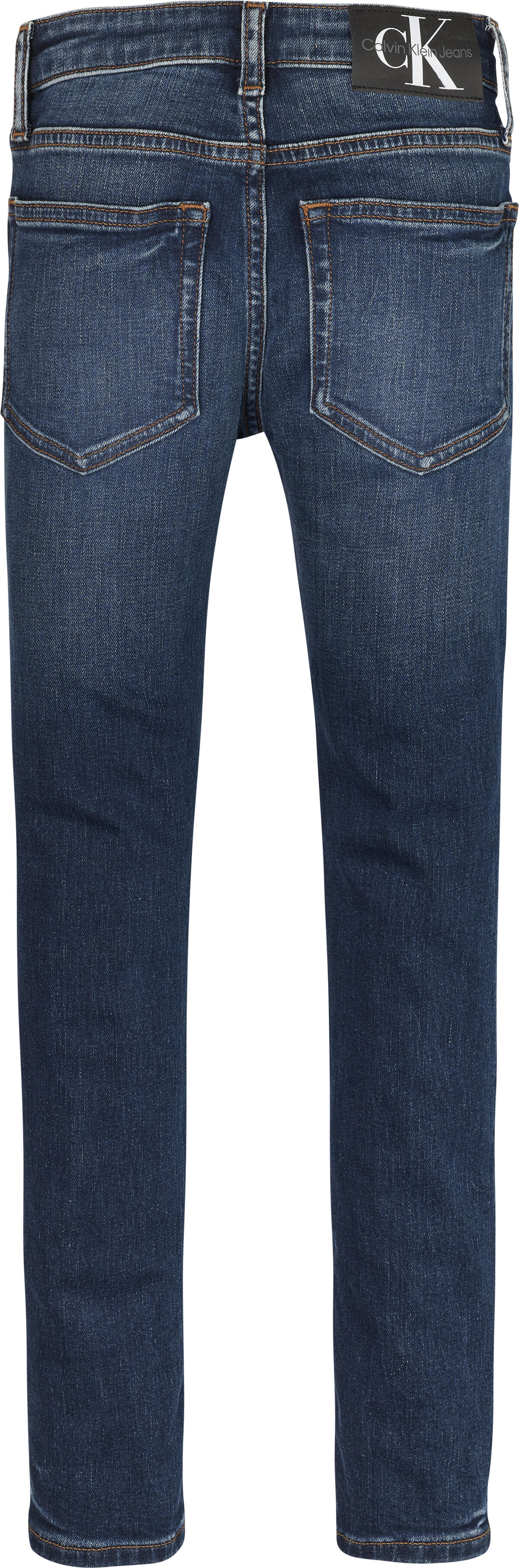 Calvin Klein SKINNY DARK BLUE CLE Erkek Mavi Kot Pantolon