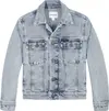 Calvin Klein DENIM TRUCKER WSHD B Erkek Mavi Kot Ceket