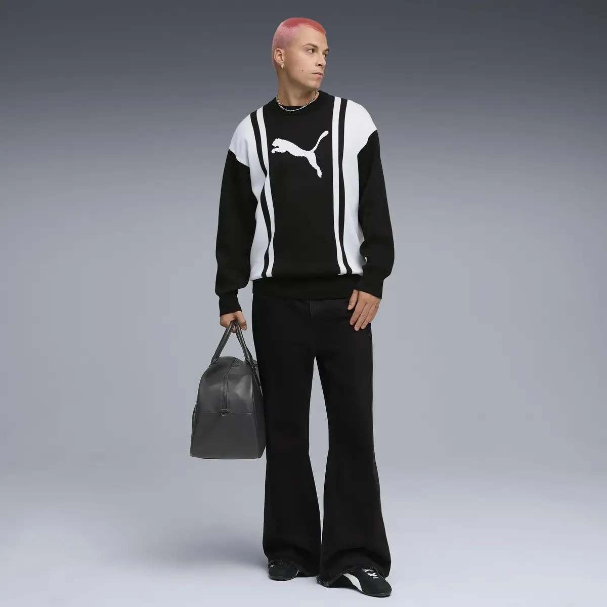 Puma FUTURE.PUMA.ARCHIVE Sweater Siyah Erkek T-Shirt