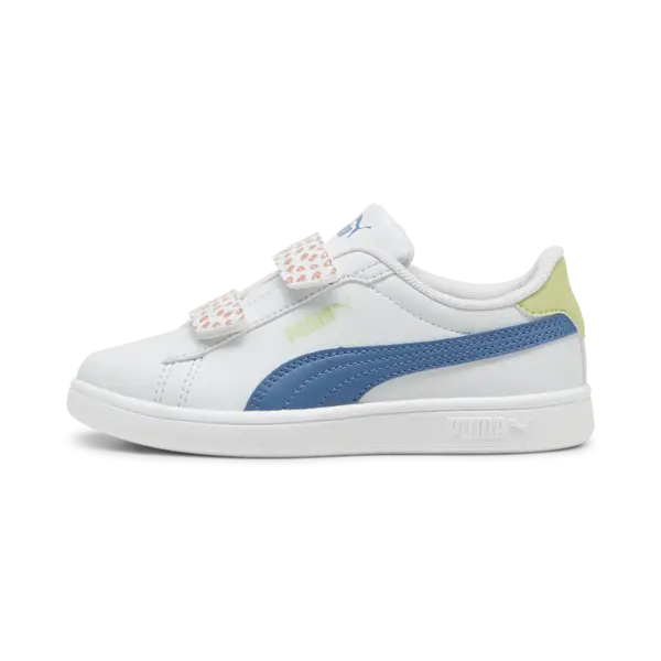 Puma Smash 3.0 Puma FC V PS Beyaz Çocuk Spor Ayakkabı