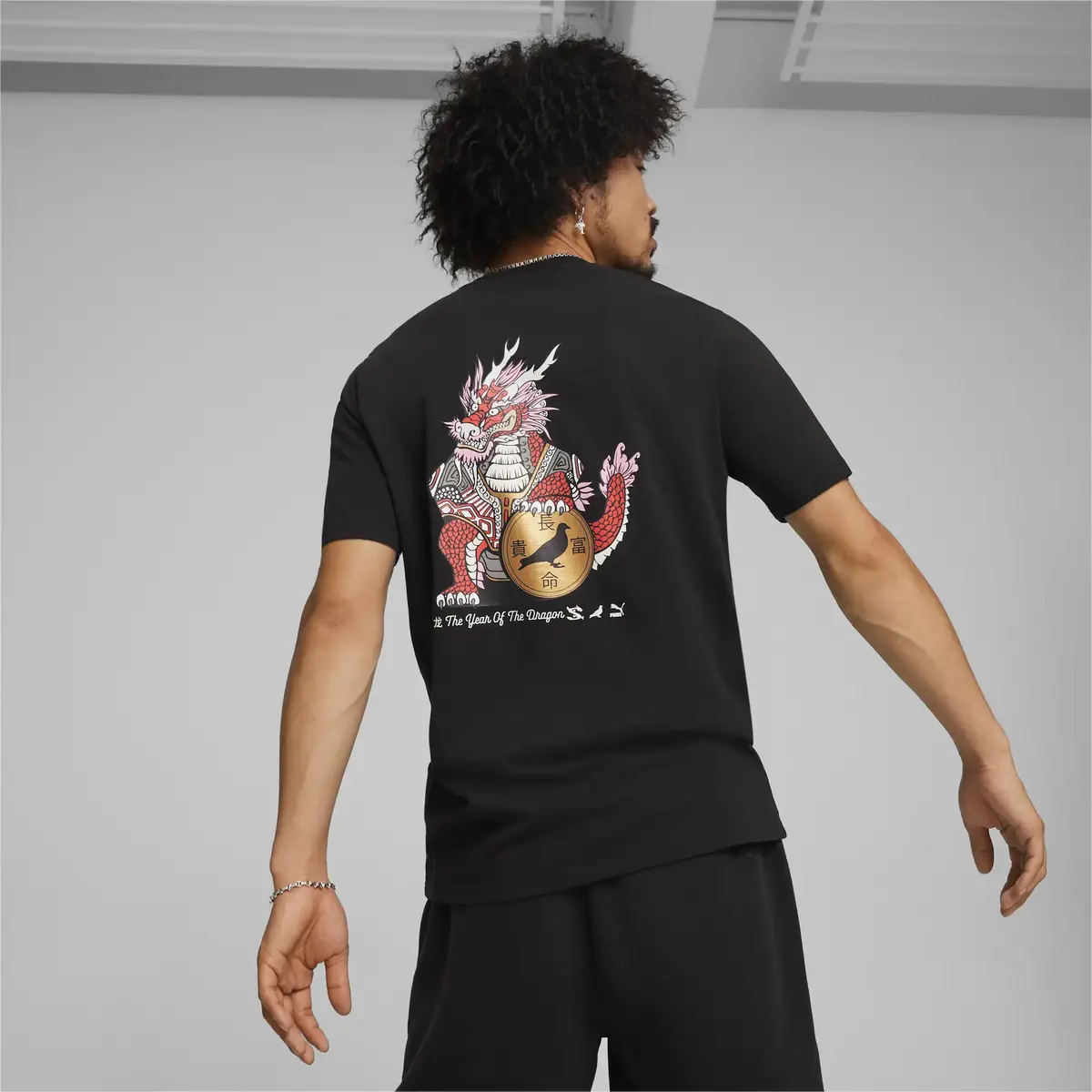 Puma PUMA X STAPLE Graphic Tee Siyah Erkek Tişört