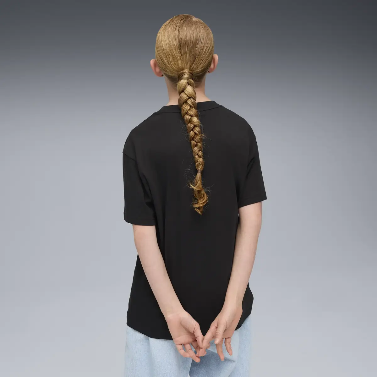 Puma GRAPHIC Tee Siyah Kız Çocuk T-Shirt