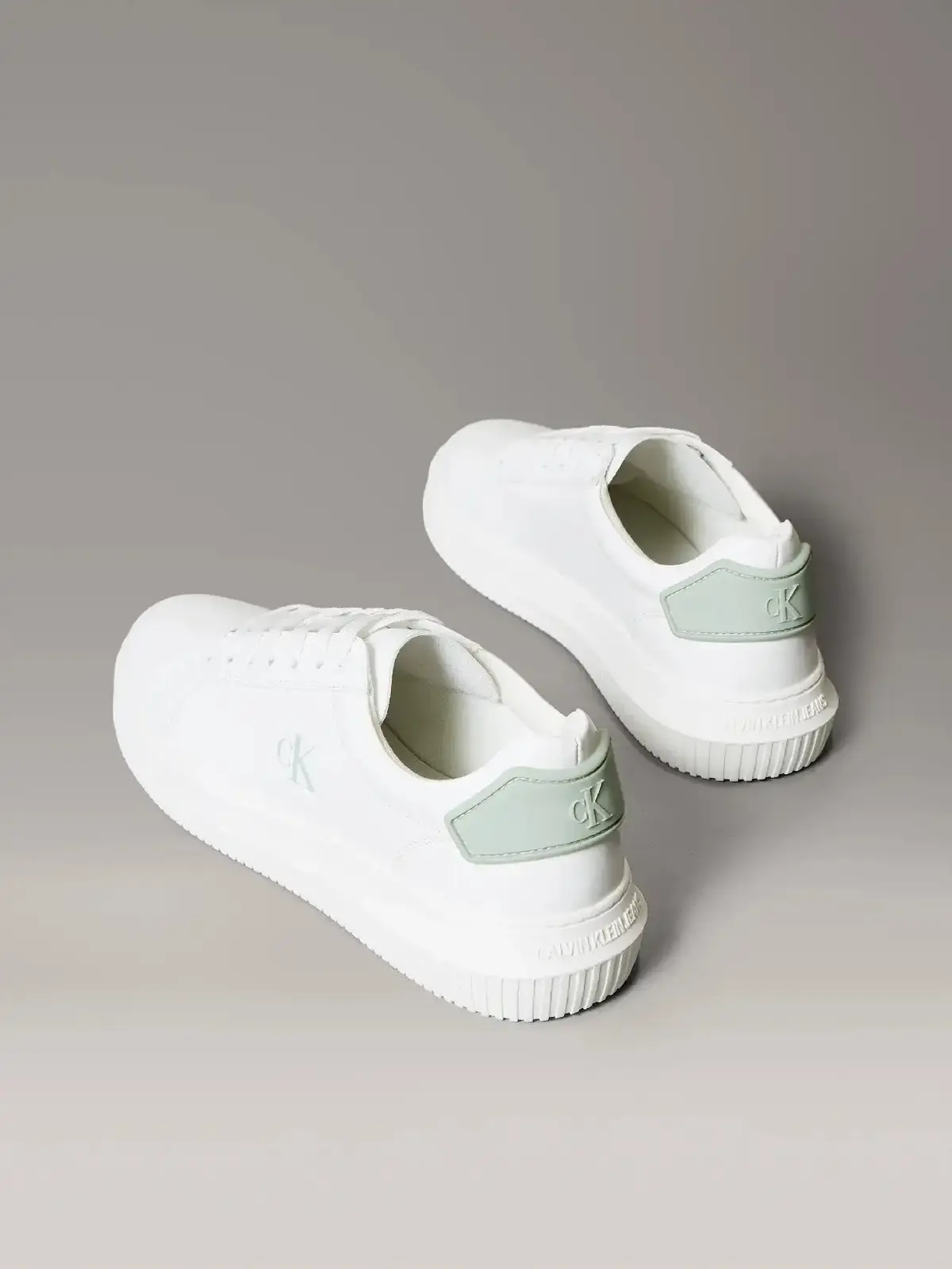 Calvin Klein CHUNKY CUPSOLE RU PATCH LTH Beyaz Erkek Günlük Spor Ayakkabı