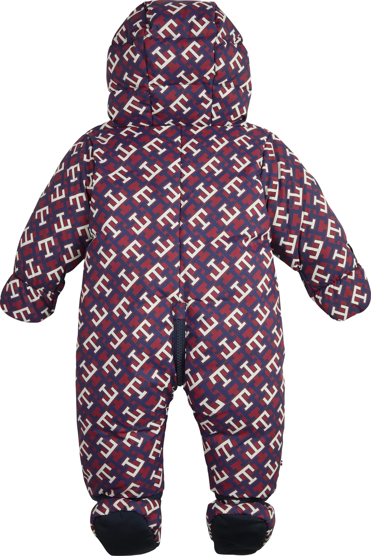 Tommy Hilfiger BABY AOP MONOGRAM SK Bebek Bordo Şişme Mont