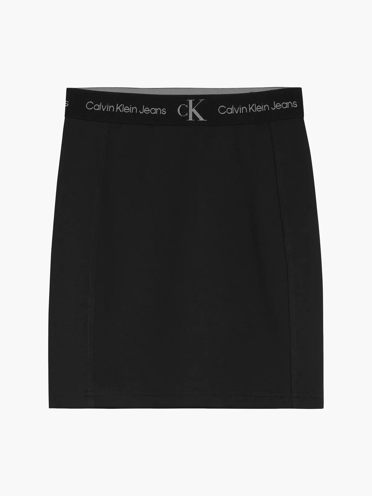 Calvin Klein PUNTO TAPE SKIRT Kadın Siyah Etek