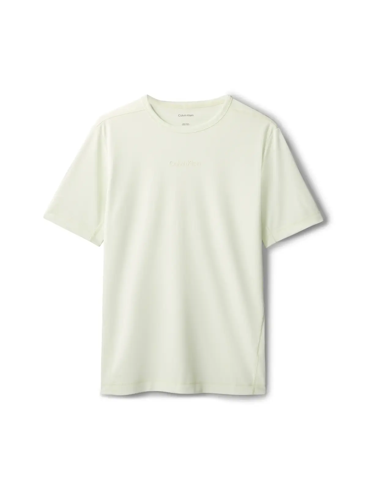 Calvin Klein WO - S/S T-SHIRT Yeşil Erkek Tişört