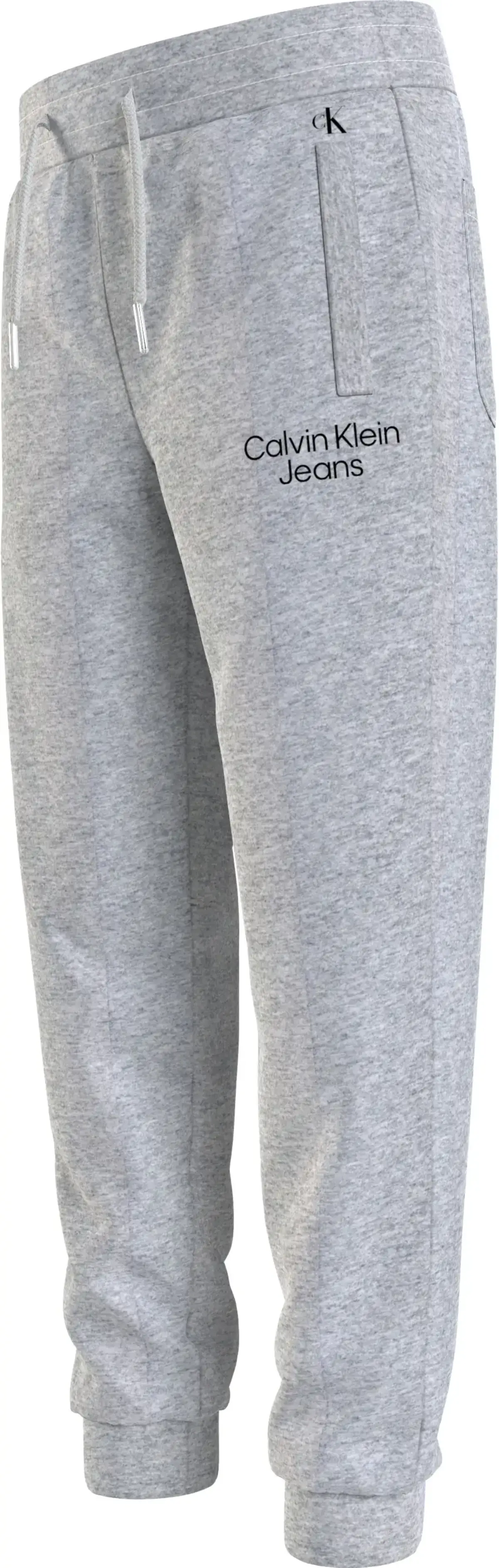 Calvin Klein CKJ STACK LOGO SWEAT Erkek Gri Eşofman Altı