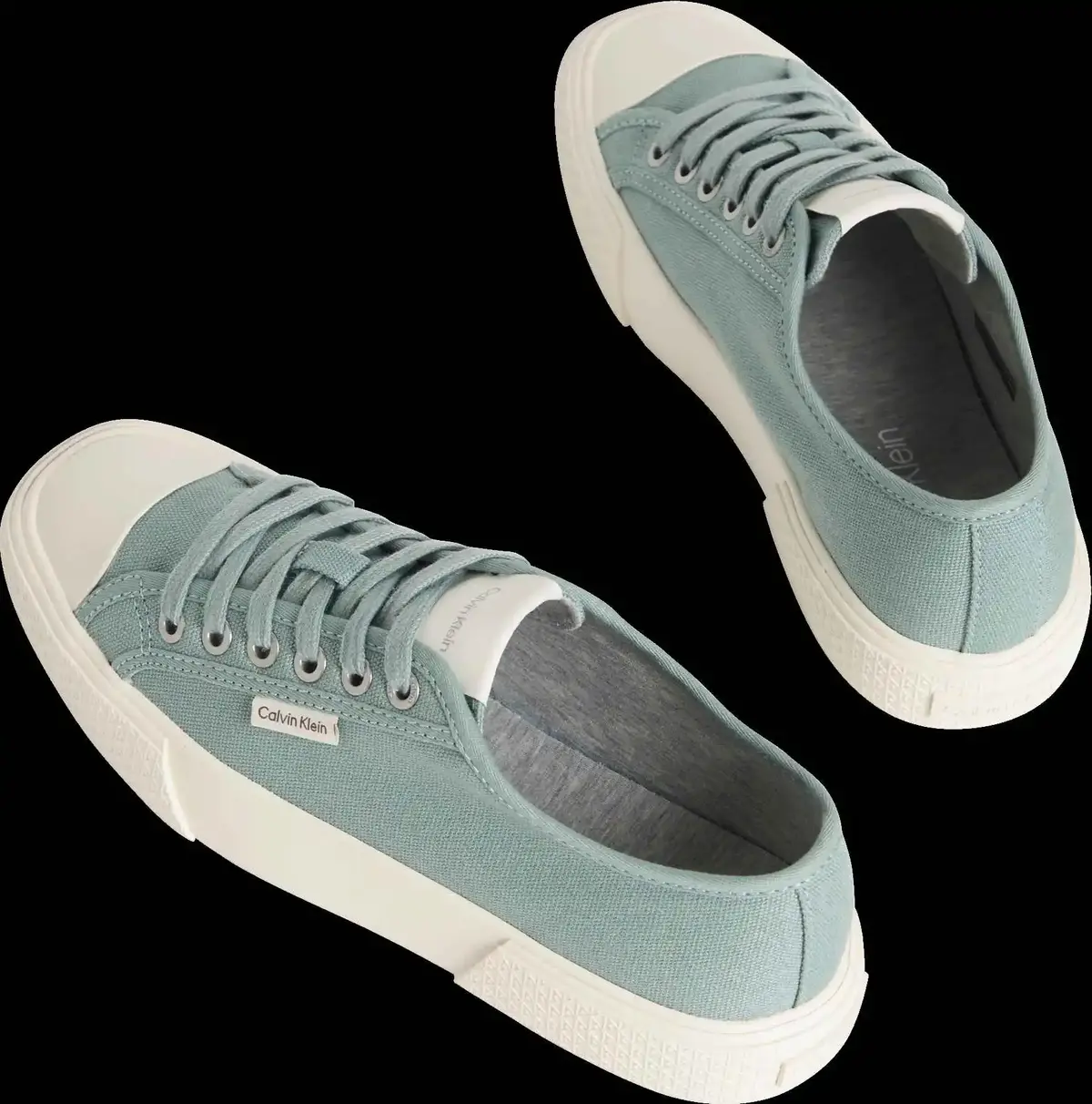 Calvin Klein VULC LOW LACE UP CAN, CAX, 36 Kadın Yeşil Günlük Spor Ayakkabı