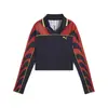 PUMA FUTURE.PUMA.ARCHIVE Jersey Lacivert Kadın Crop
