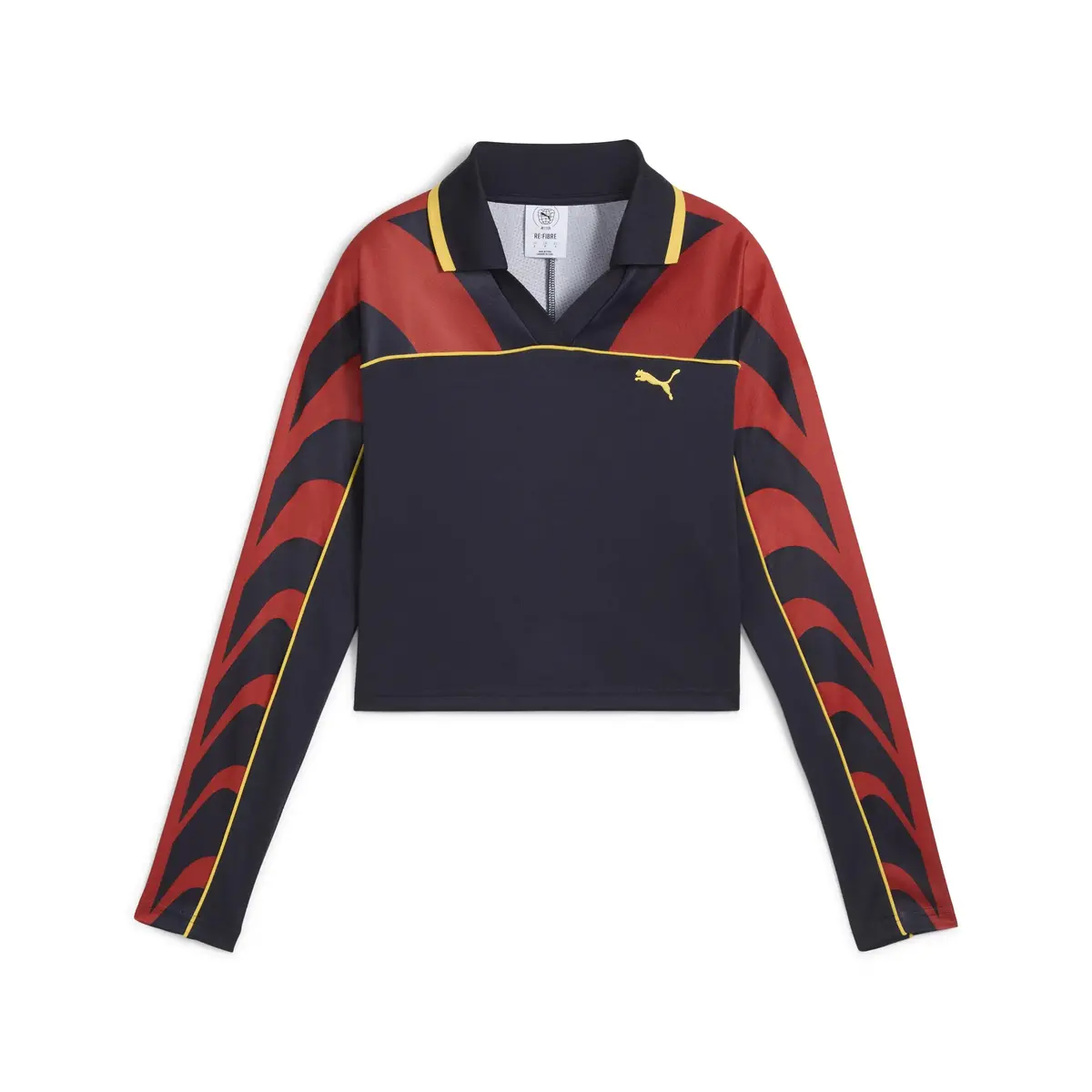 PUMA FUTURE.PUMA.ARCHIVE Jersey Lacivert Kadın Crop