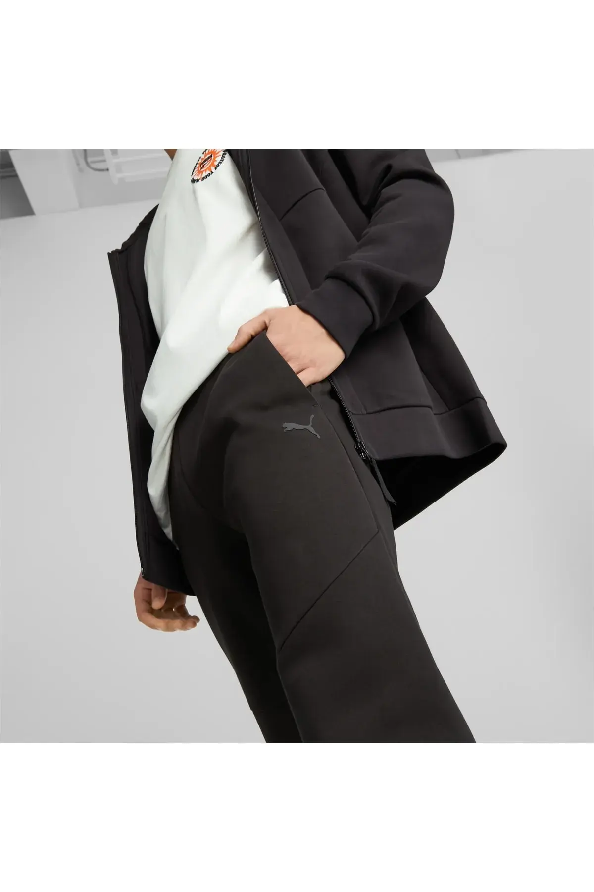 Puma PUMATECH Track Pants DK Erkek Siyah Eşofman Altı