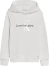 Calvin Klein METALLIC MONOGRAM HO Kadın Beyaz Hoodie