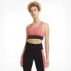 Puma Mid Elastic Padded Bra PM Pembe Kadın Sporcu Sütyeni