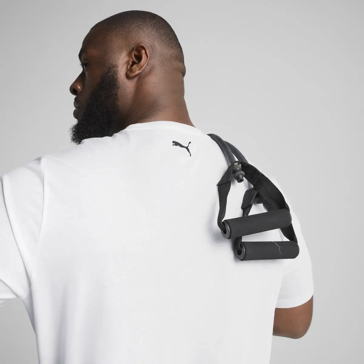PUMA TAD TECH Triblend Tee Beyaz Erkek T-Shirt