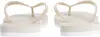 Calvin Klein THONG+ TPU METALLIC, ACF Beyaz Kadın Terlik