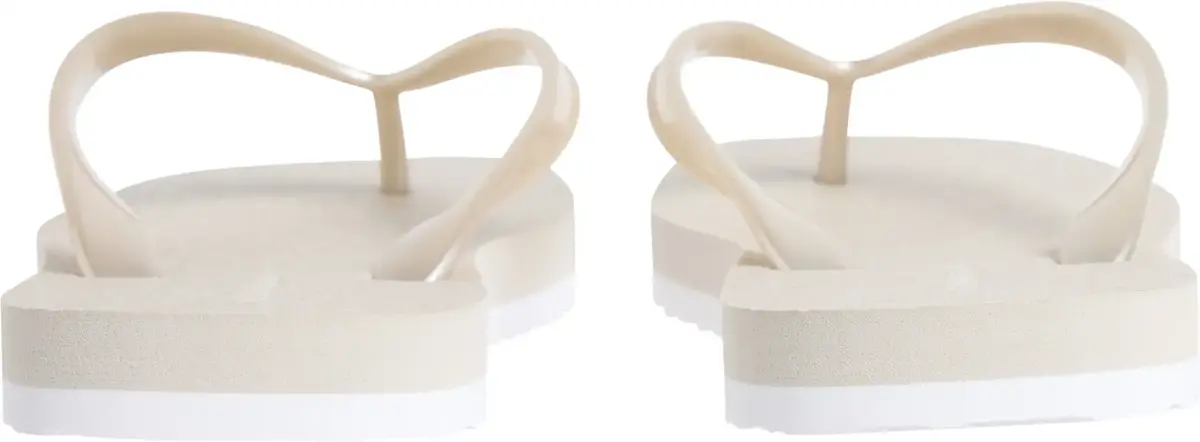 Calvin Klein THONG+ TPU METALLIC, ACF Beyaz Kadın Terlik
