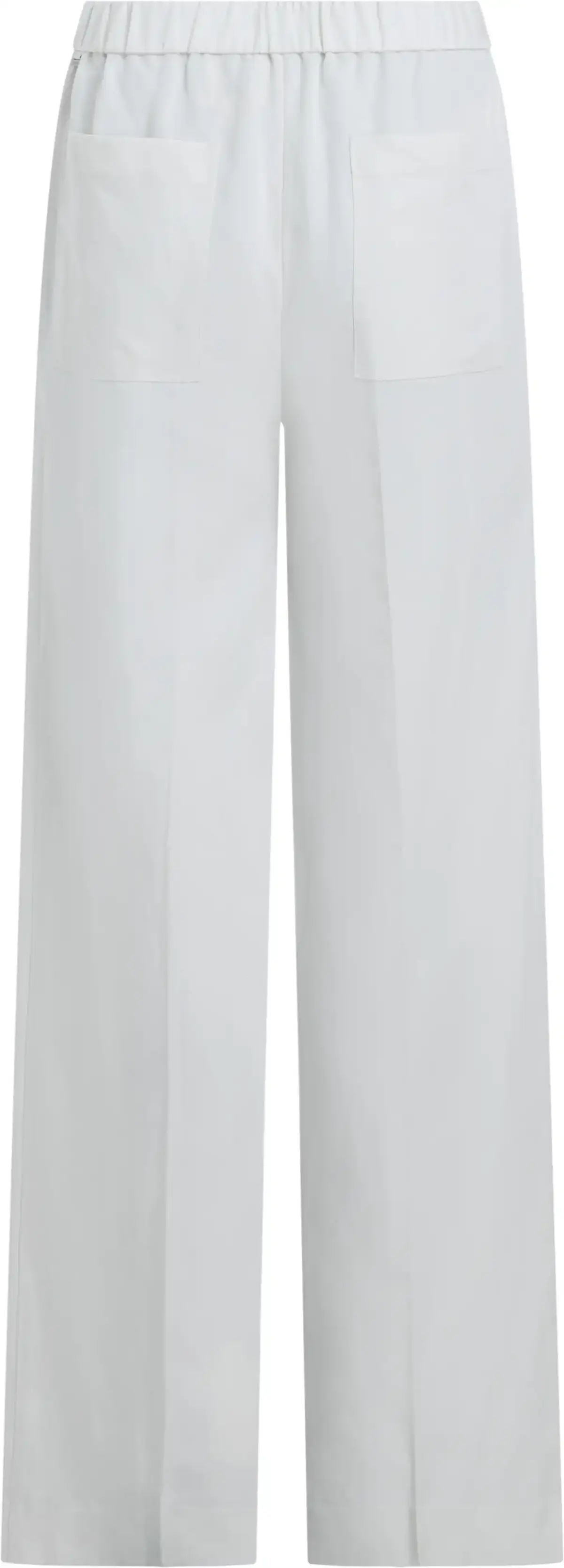 Calvin Klein LINEN BLEND WIDE LEG, ADA Beyaz Kadın Pantolon