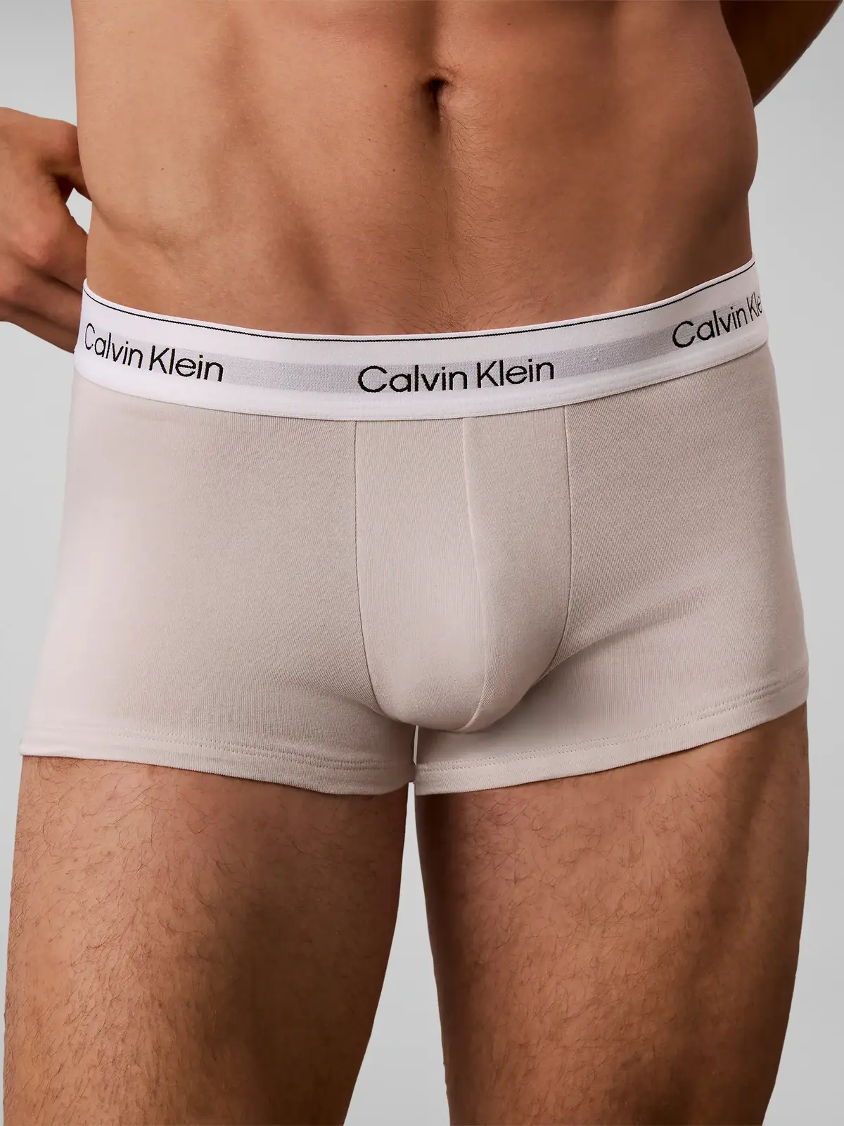 Calvin Klein LOW RISE TRUNK 3PK, X2Y Gri Erkek 3'lü Boxer