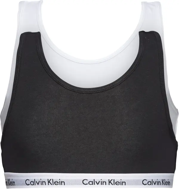 Calvin Klein 2PK BRALETTE Kadın Siyah Bralet