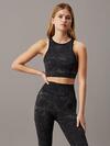 Calvin Klein WO - SPORTS BRA LOW, BAE Siyah Kadın Sporcu Sütyeni