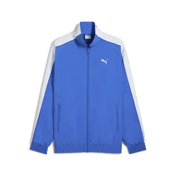 Puma T7 Oversized Track Jacket Mavi Erkek Fermuarlı Ceket