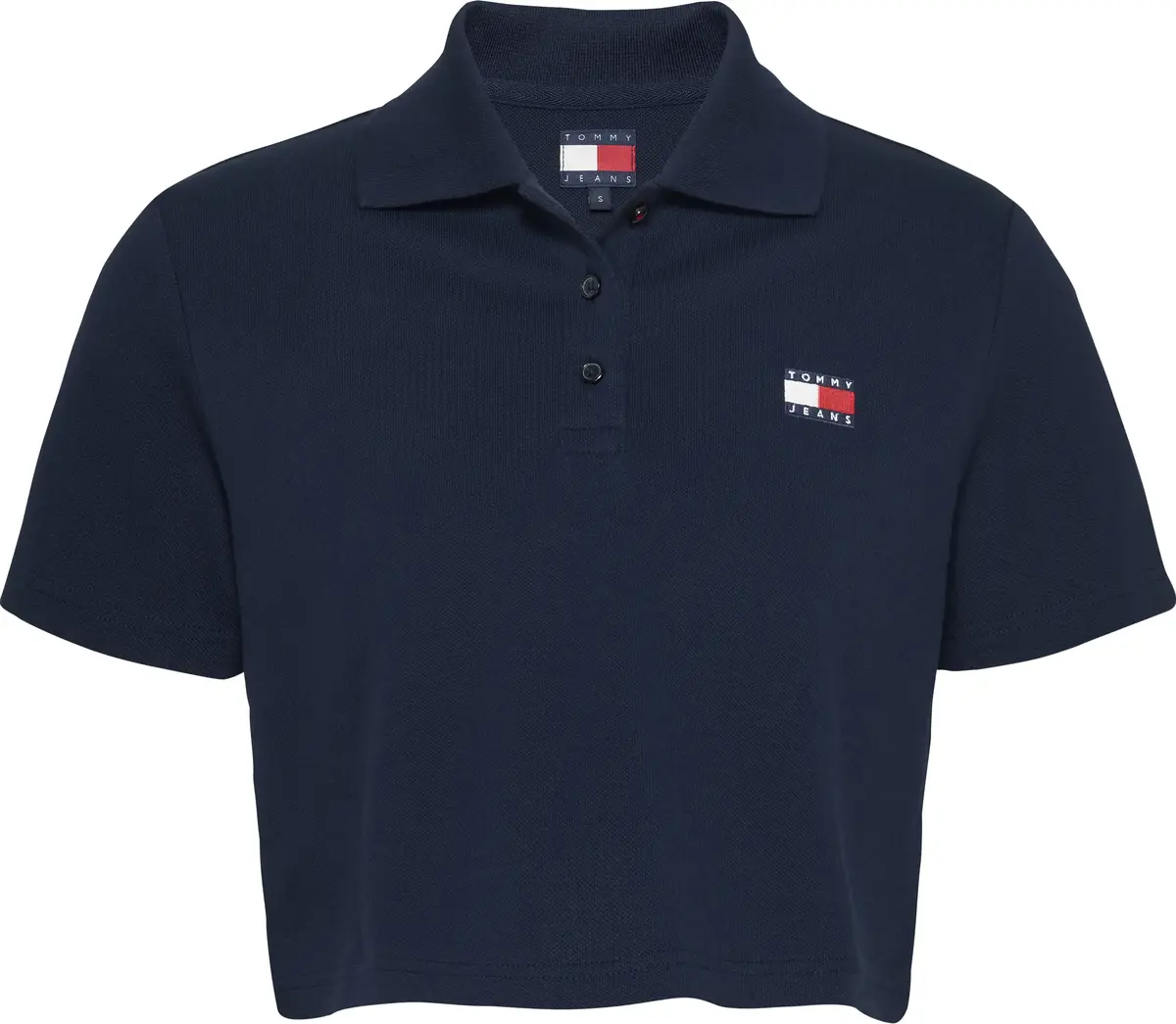 Tommy Hilfiger TJW CRP BADGE SS POL, C1G Lacivert Kadın T-Shirt & Polo