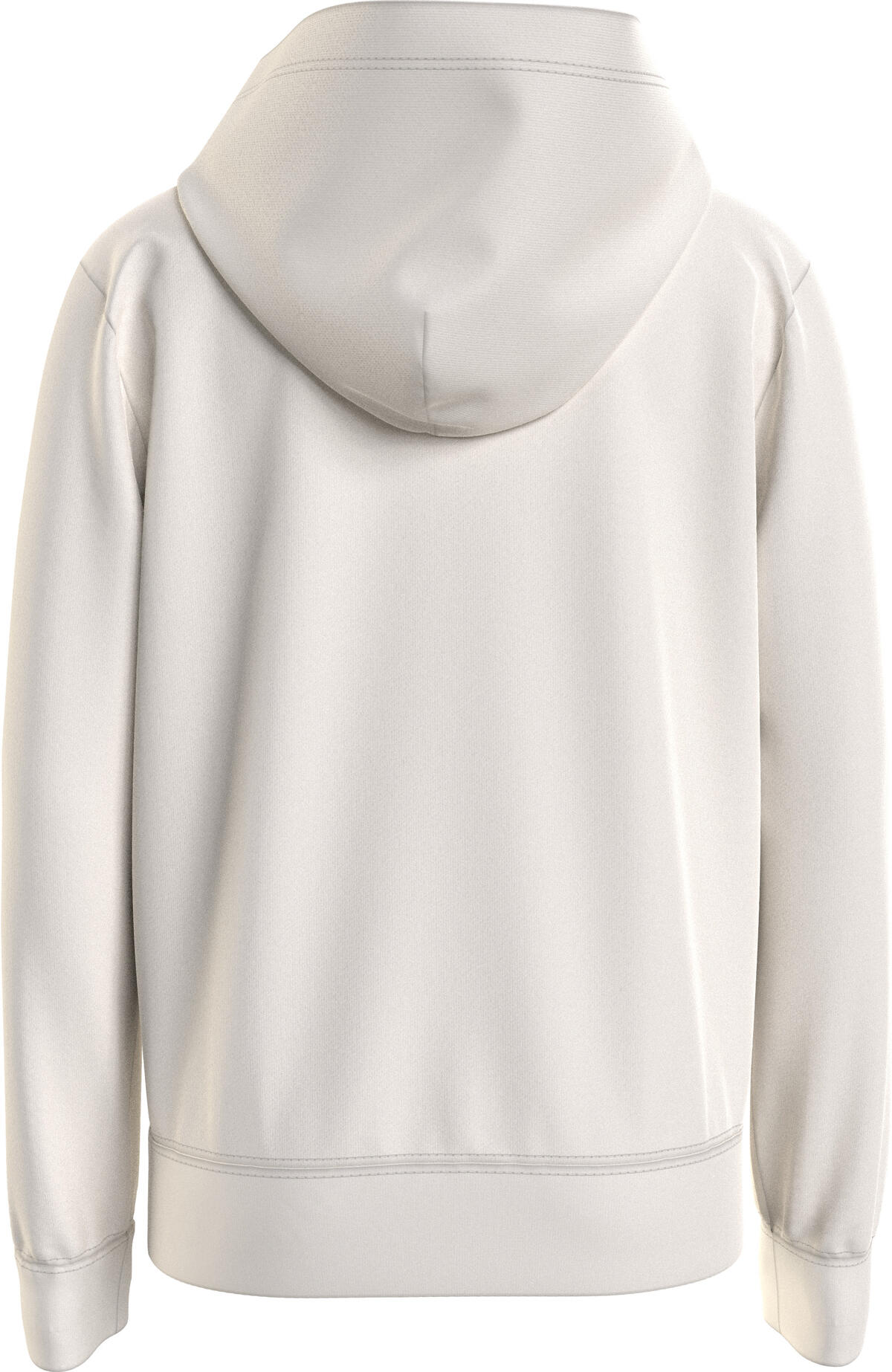 Calvin Klein PLACED BRUSHSTROKES Erkek Krem Hoodie
