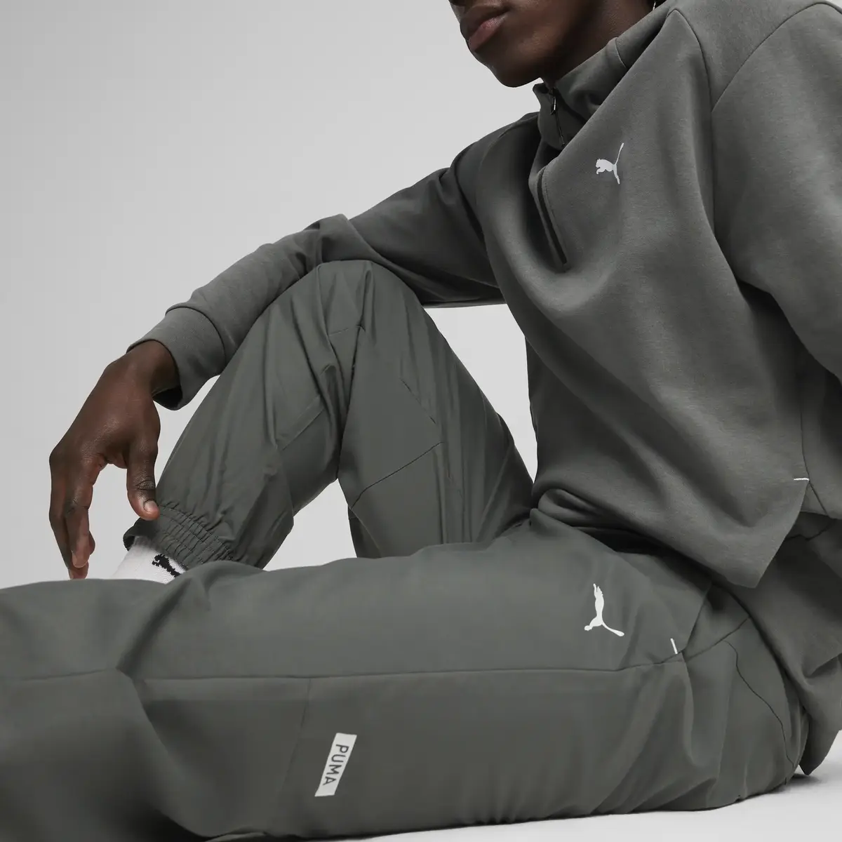 Puma RAD/CAL Woven Pants Gri Erkek Eşofman Altı