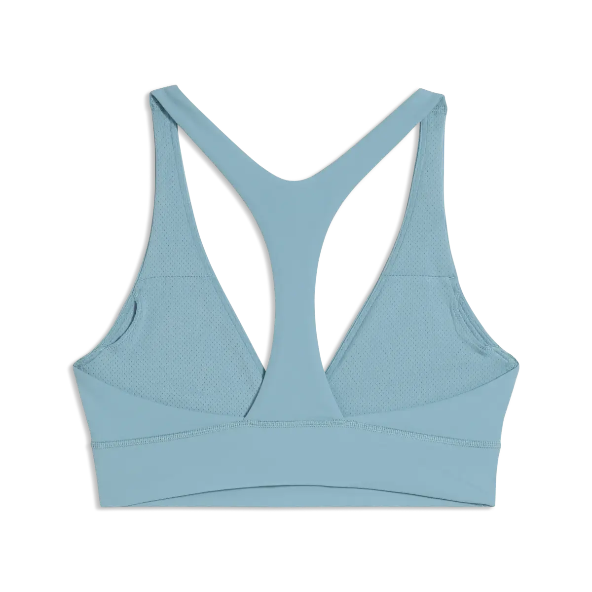PUMA SHAPELUXE PLUNGE BRA - LOW Mavi Kadın Sporcu Sütyen