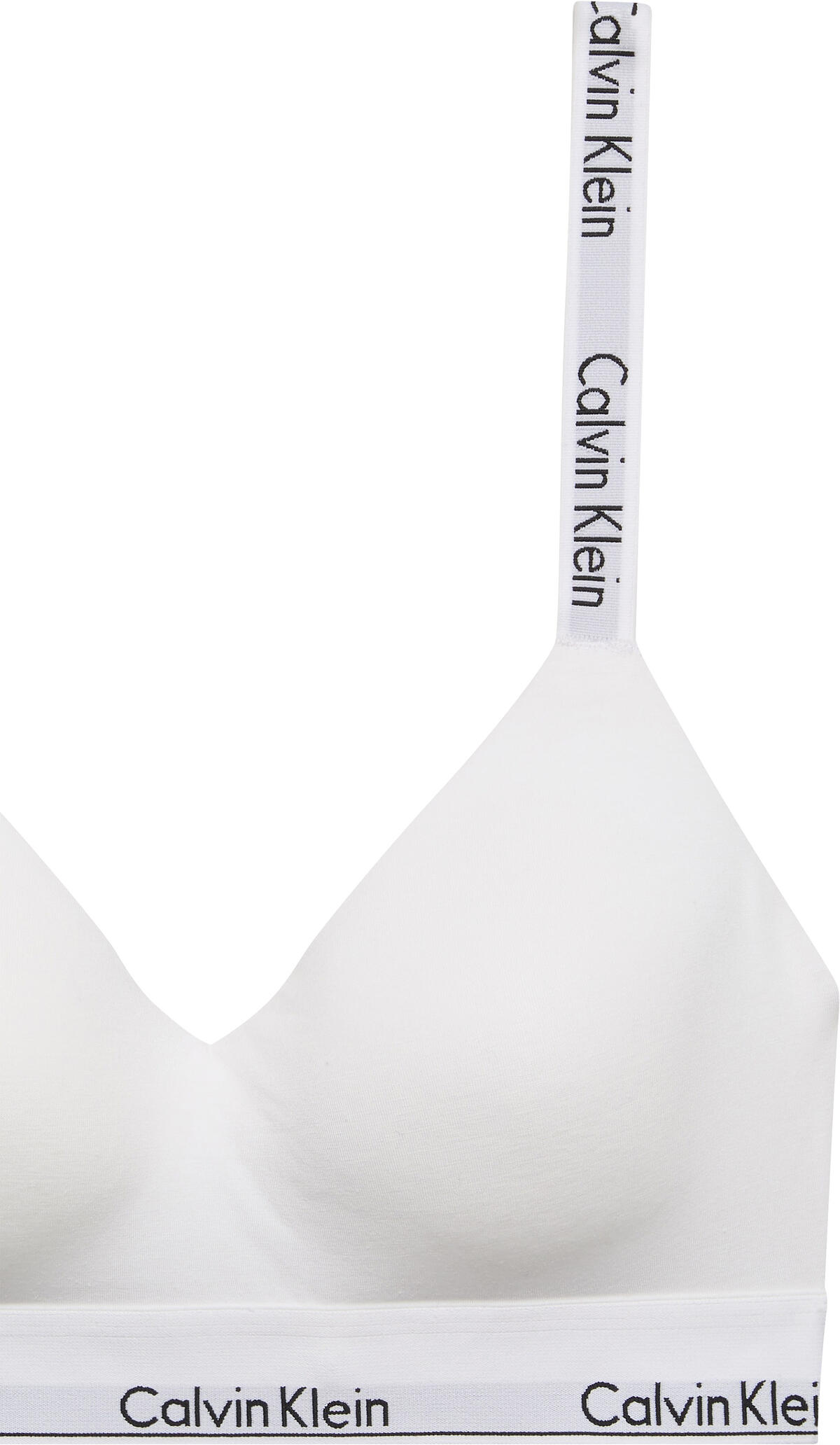 Calvin Klein LGHTLY LINED BRALETTE Beyaz Kadın Bralet Calvin Klein LGHTLY LINED BRALETTE Beyaz Kadın Bralet