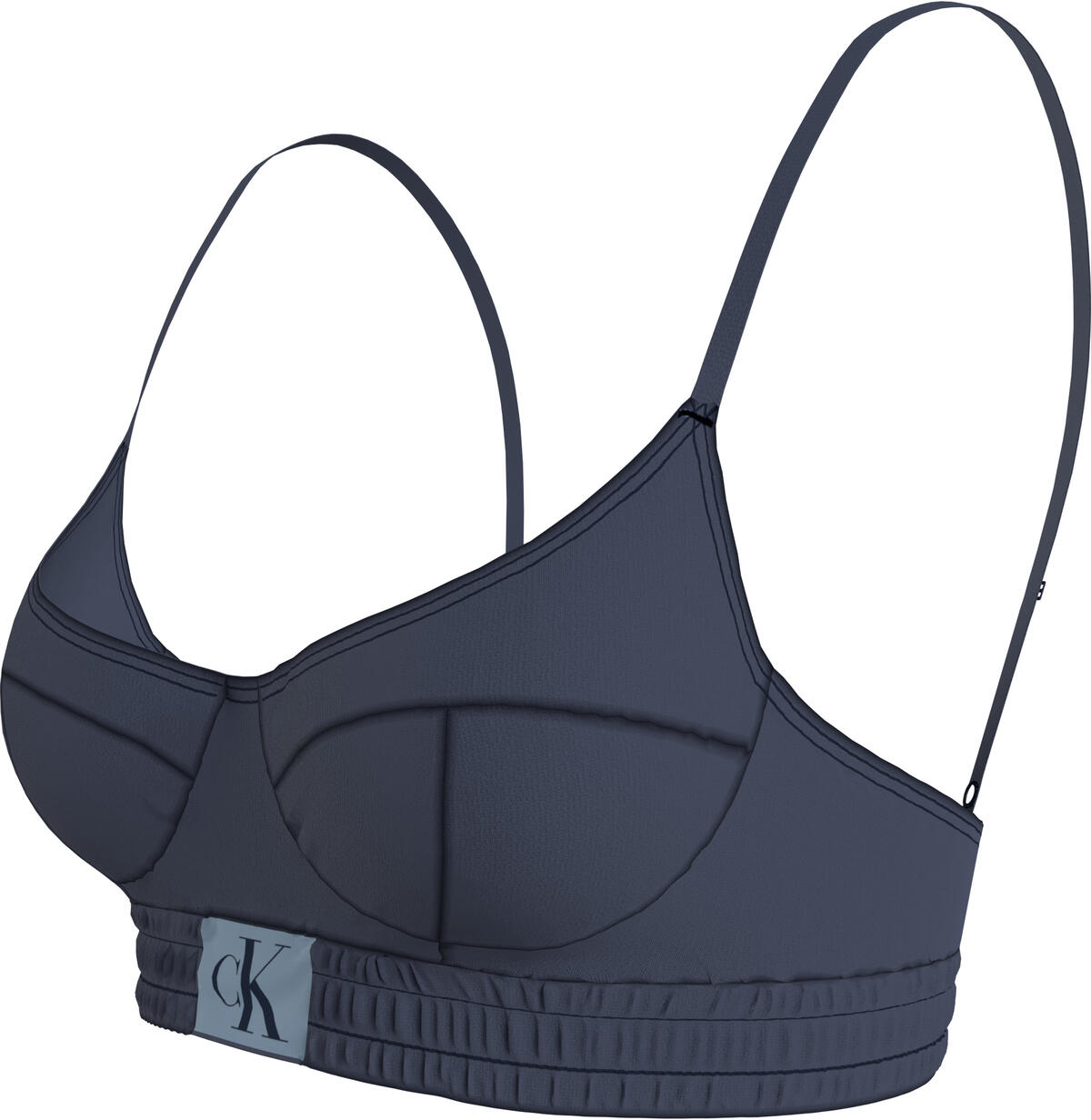 Calvin Klein DEMI BRALETTE Kadın Mavi Bikini Üstü