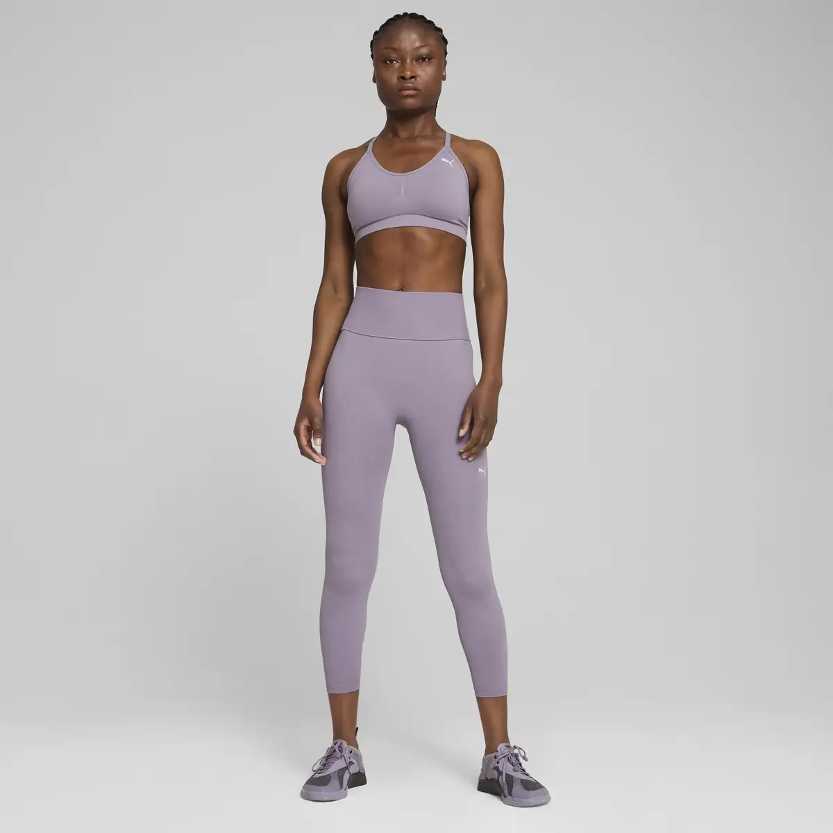 Puma SHAPELUXE SEAMLESS TIGHT Mor Kadın Tayt