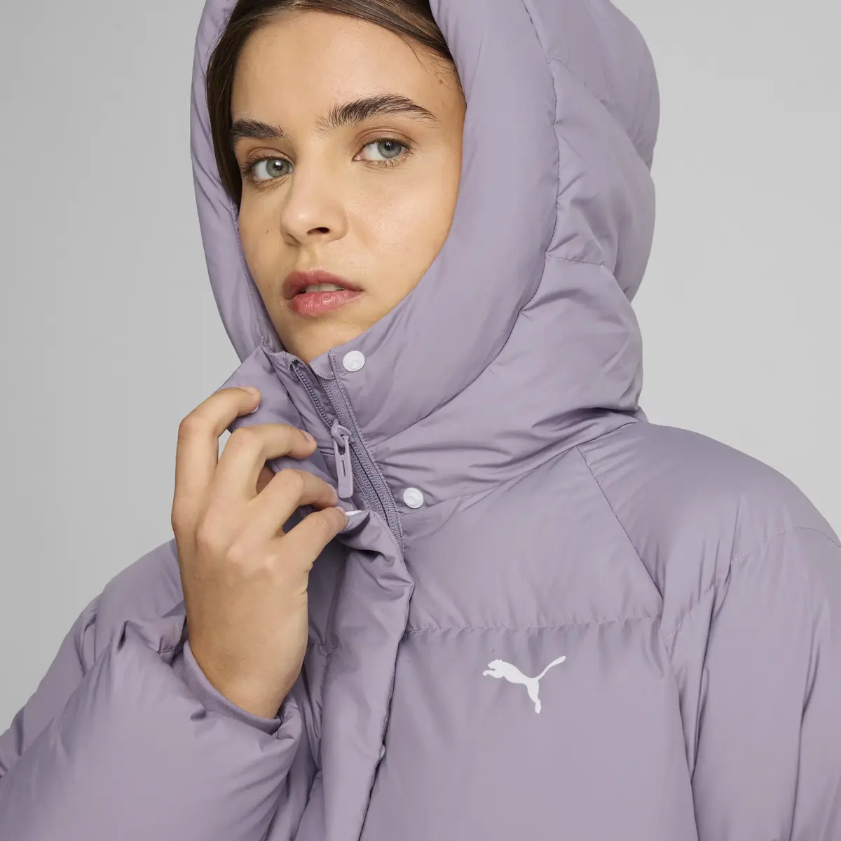 Puma Down Puffer Jacket Mor Kadın Mont