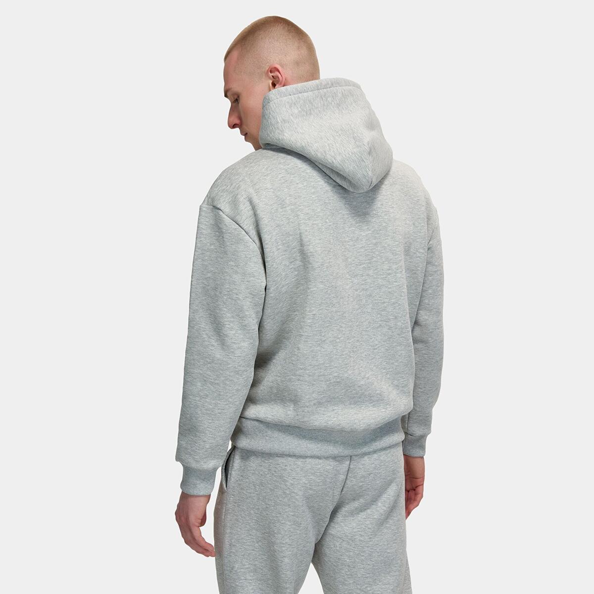 New Balance MNH3333 Erkek Gri Sweatshirt