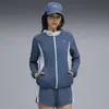 Puma RUN VELOCITY WOVEN JACKET W Mavi Kadın Koşu Ceketi