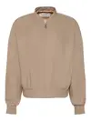 LINEN BOMBER JACKET, GNA, XXS