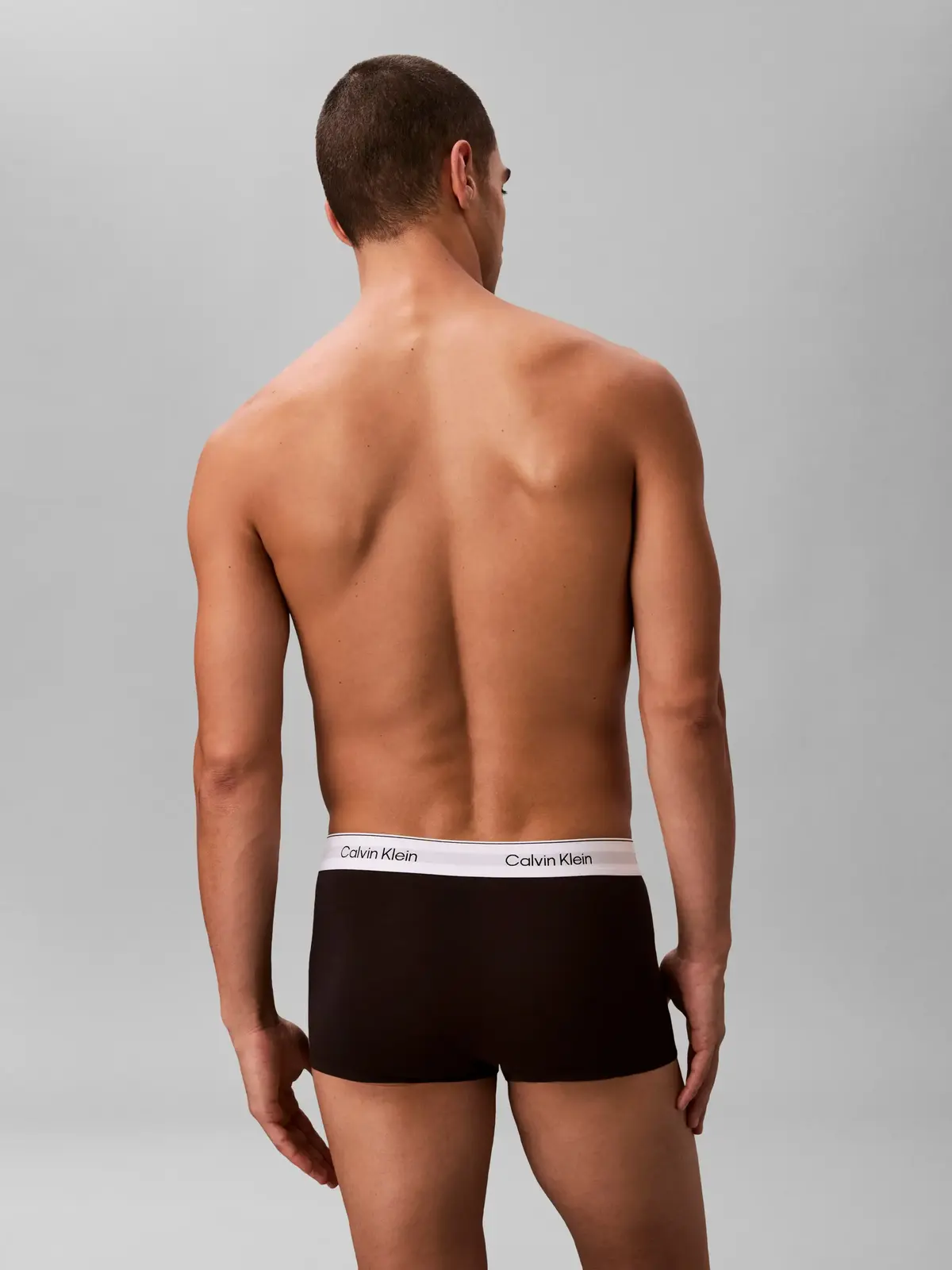 Calvin Klein LOW RISE TRUNK 3PK Siyah Erkek 3lü Boxer