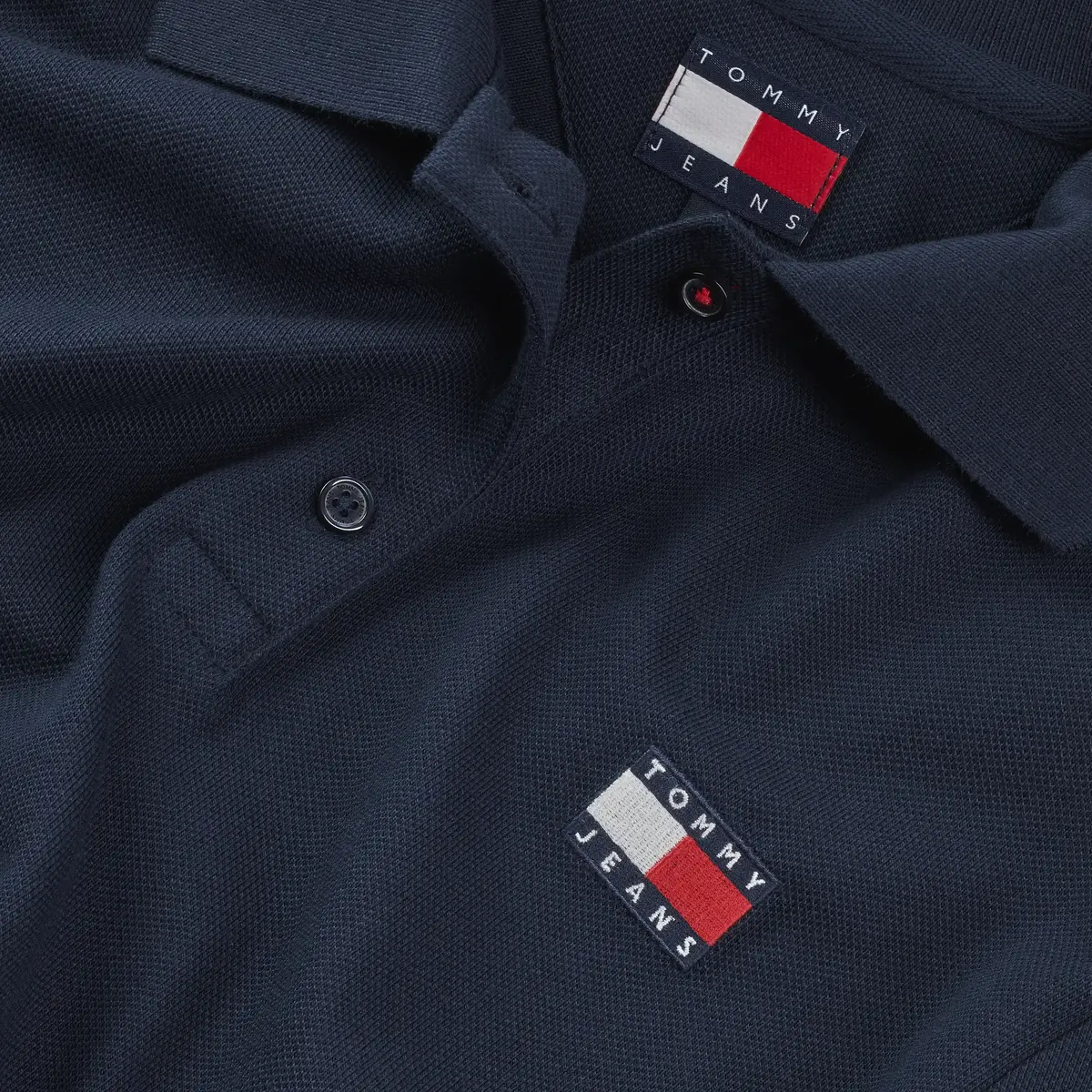 Tommy Hilfiger TJW CRP BADGE SS POL, C1G Lacivert Kadın T-Shirt & Polo