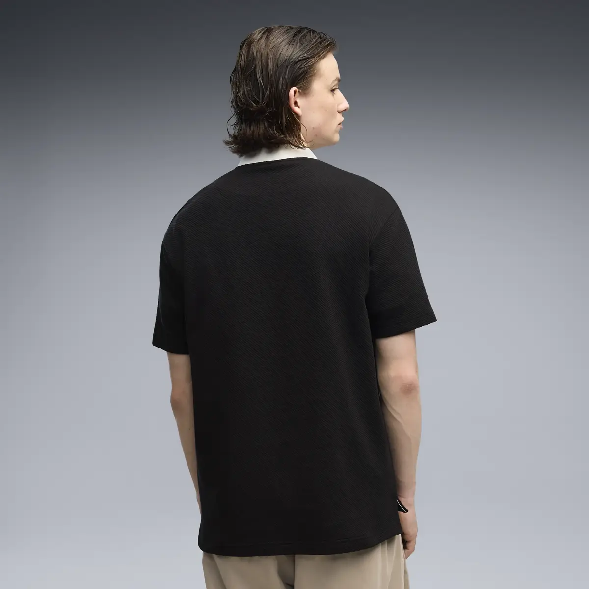 PUMA PUMA CLASS Relaxed Material Siyah Erkek T-Shirt & Polo
