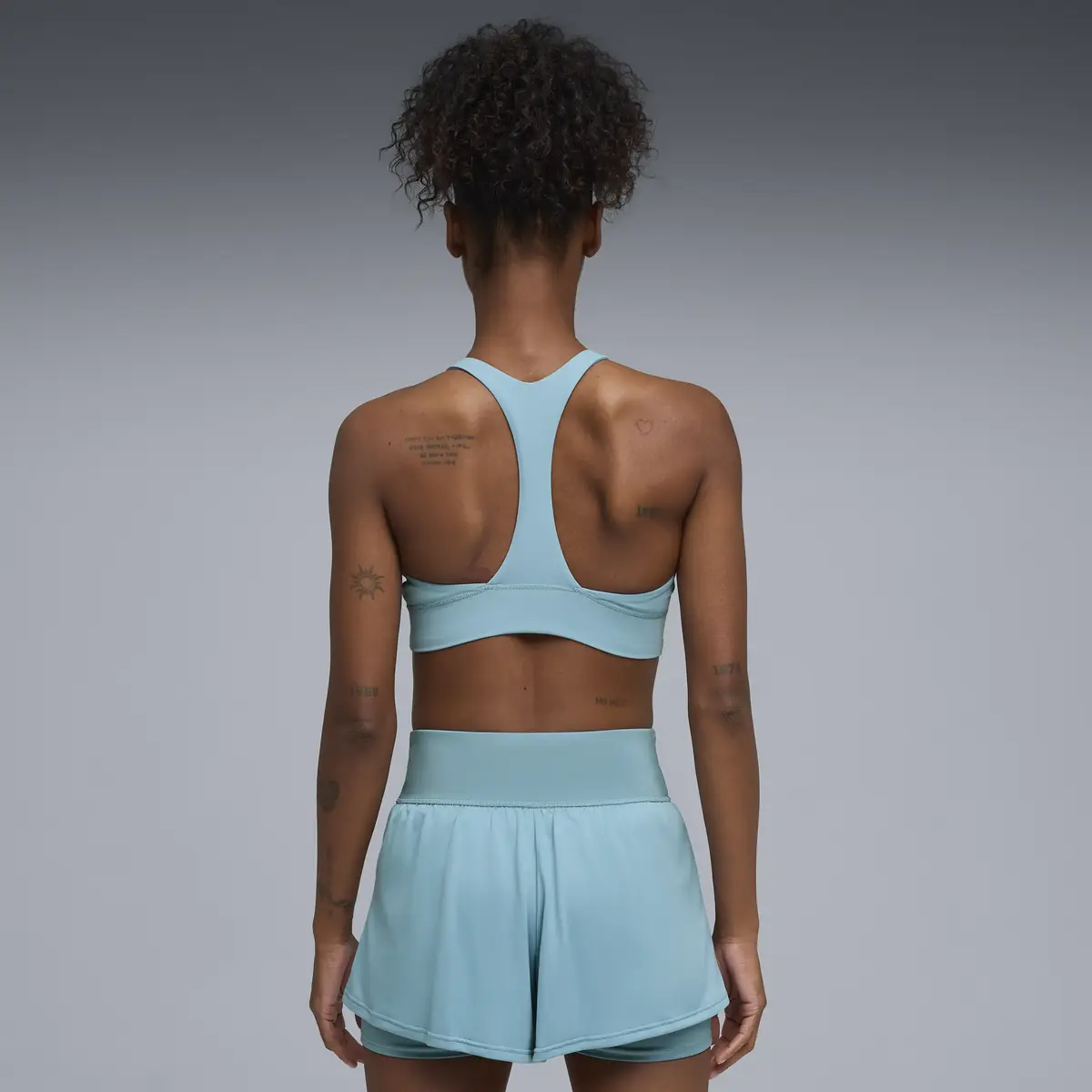 PUMA SHAPELUXE HN BRA - MID Mavi Kadın Sporcu Sütyeni