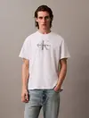 Calvin Klein SS Hero Monologo Tee 20s Beyaz Erkek Tişört