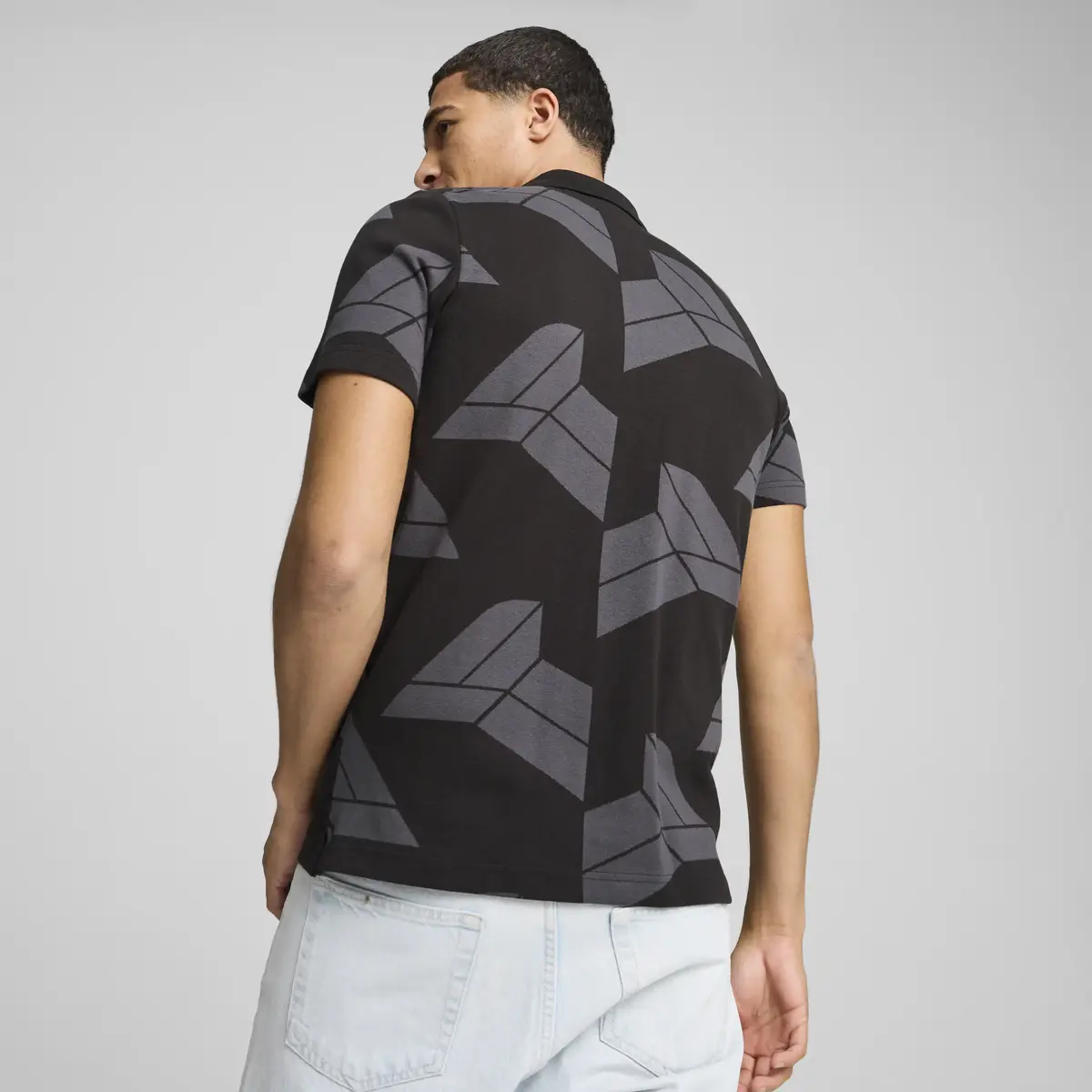 Puma BMW MMS JAQUARD POLO Siyah Erkek T-Shirt