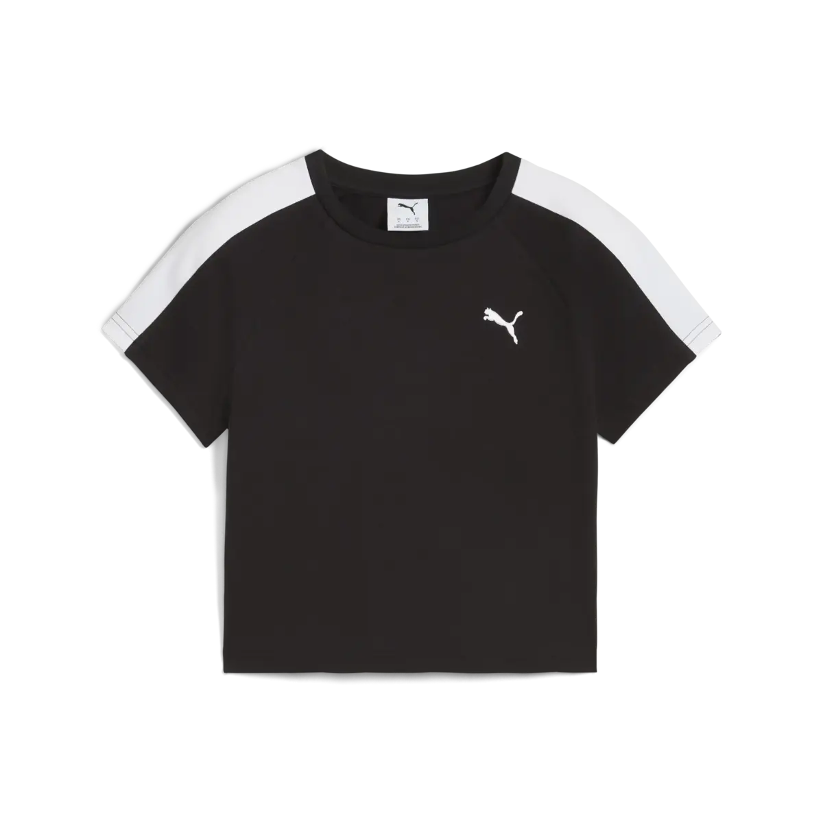 PUMA T7 Baby Tee Siyah Kadın Crop