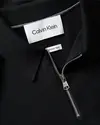 Calvin Klein SUPERIOR WOOL QUARTE Erkek Siyah Kazak
