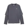 PUMA SELECT Essentials Longsleeve Gri Erkek Sweatshirt