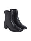 Calvin Klein BLOCK HEEL ZIP BOOT LTH Siyah Kadın Bot